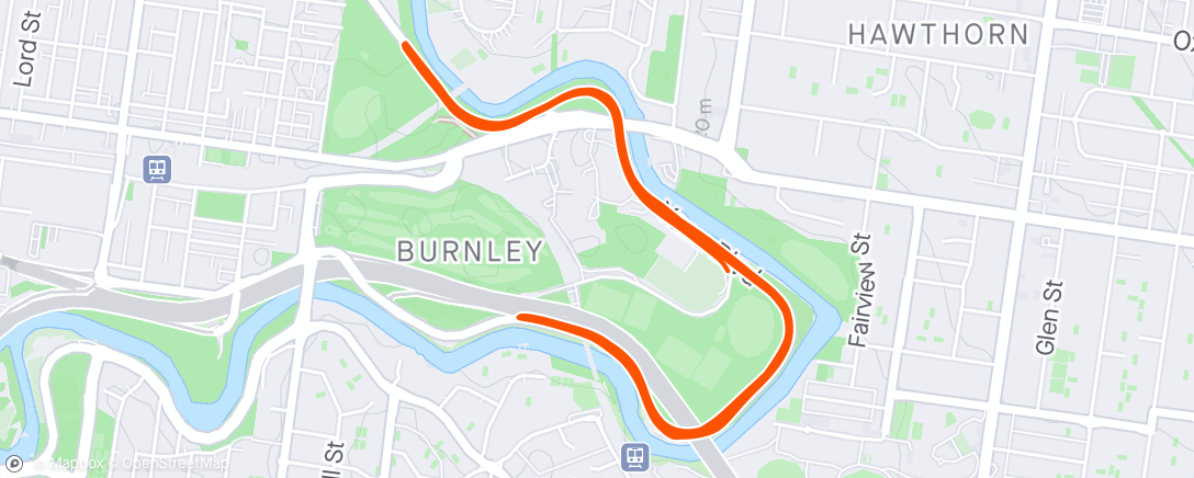 Map of the activity, AV XCR Rd 9: Burnley 🔵⚪