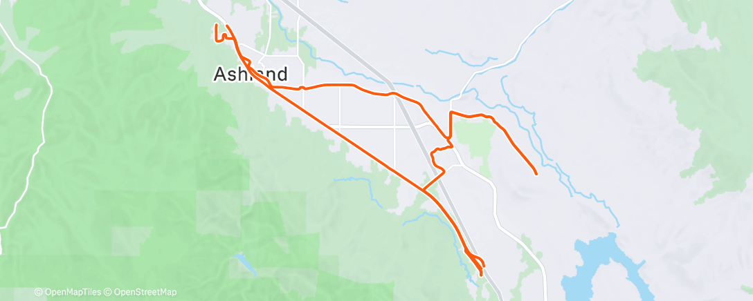 Map of the activity, Afternoon Ride