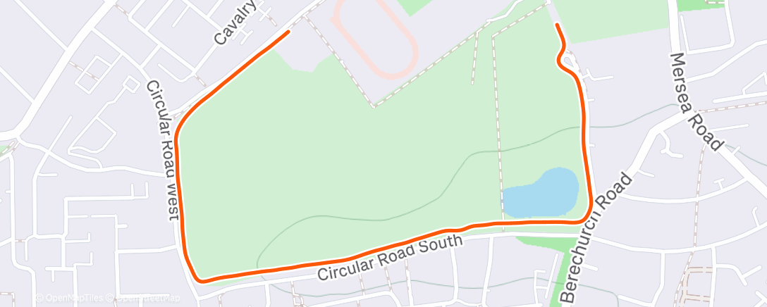 Карта физической активности (1.5 mile WU + (5 x 3 min effort with 2 min jog recoveries) + 1 mile CD)