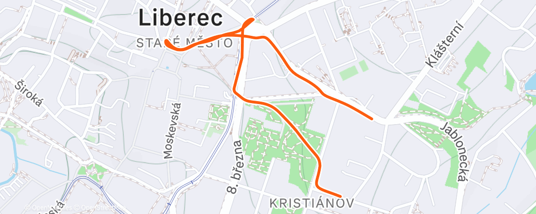 Карта физической активности (Afternoon Walk)