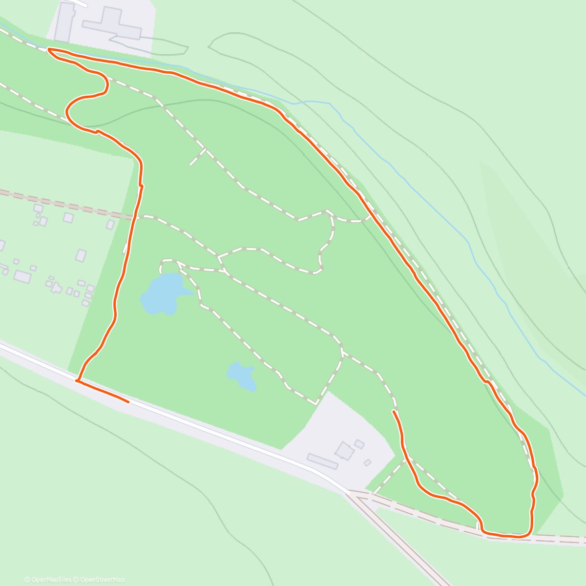 Map of the activity, Spaziergang am Nachmittag