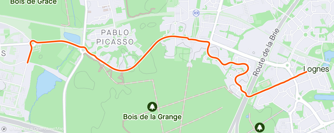 Mapa de la actividad (Morning Ride)