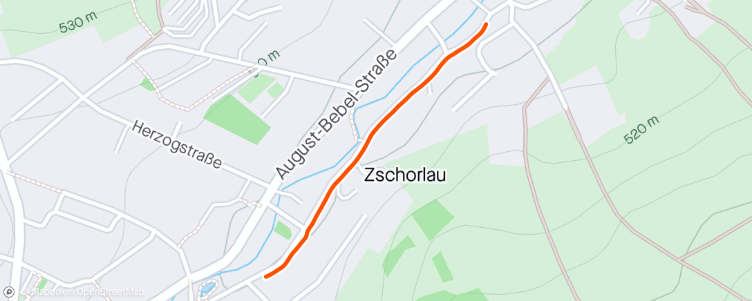 Map of the activity, Mittagspaziergang