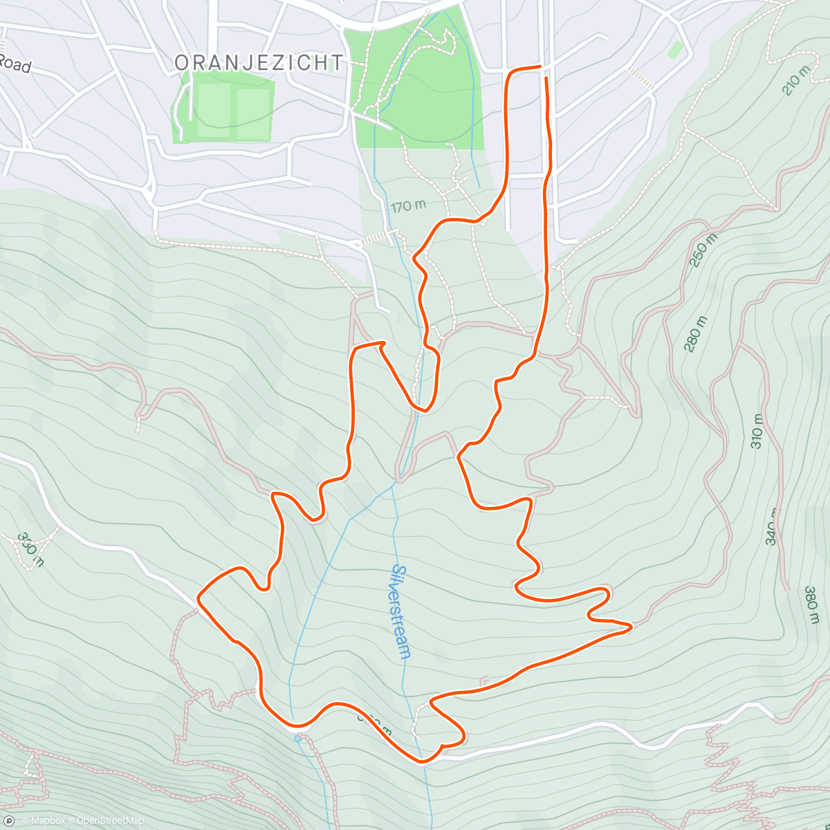Map of the activity, Glorious morning on the mountain 🤩