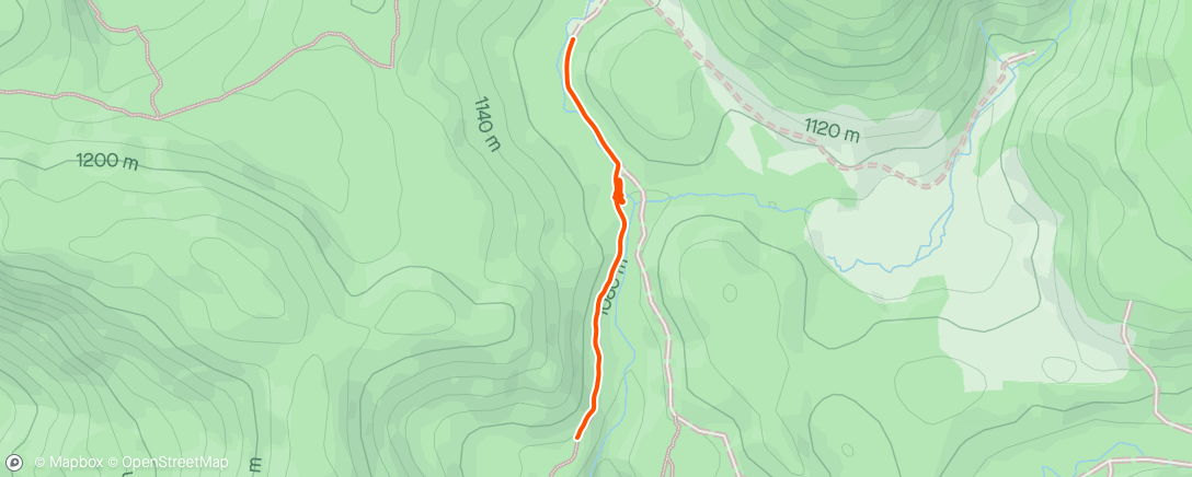 Map of the activity, Afternoon Hike