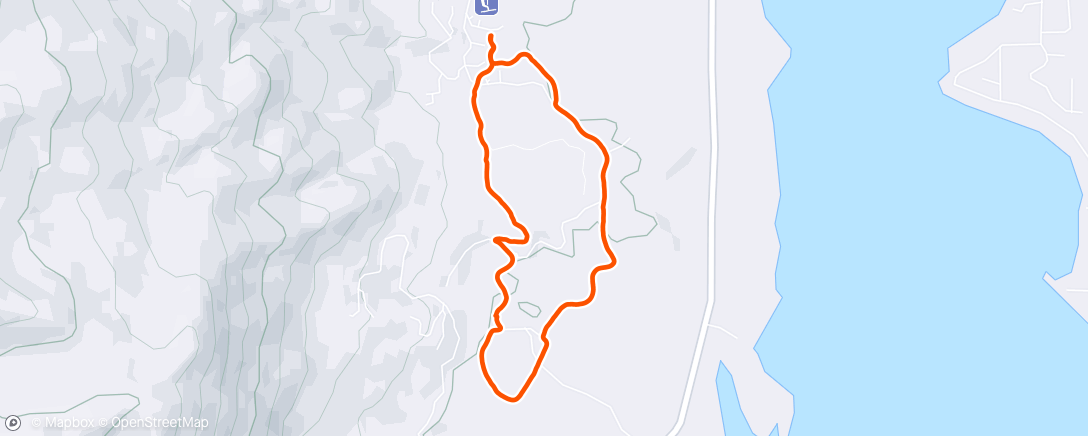 Map of the activity, Typical Idaho breakup! Muddy trails at tamarack