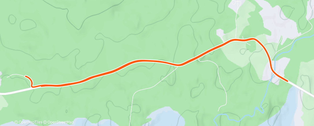 Map of the activity, Joggetur