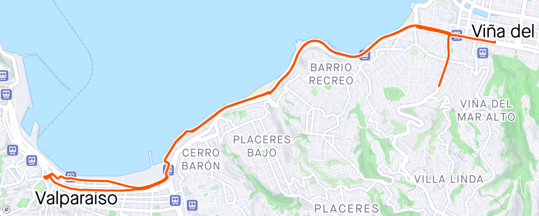 アクティビティ「Vuelta en bicicleta de montaña matutina」の地図