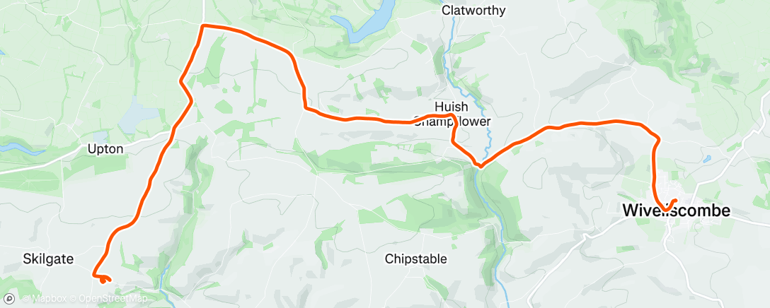 Map of the activity, Trying to keep up with my 6 year old lad. His longest ride.