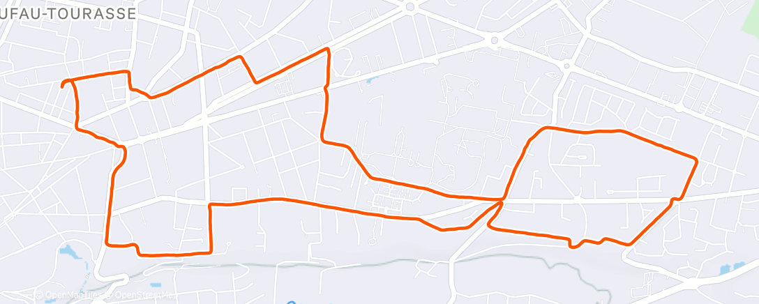 Map of the activity, Footing