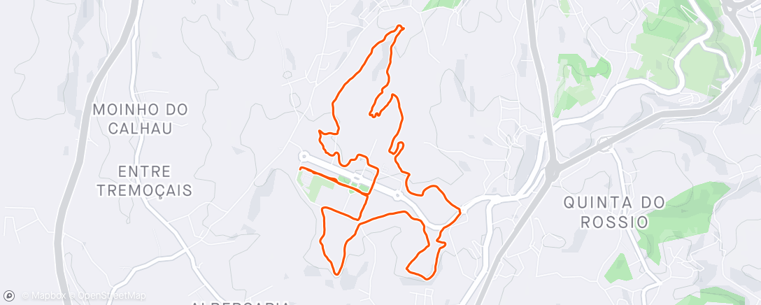 「Afternoon Trail Run」活動的地圖