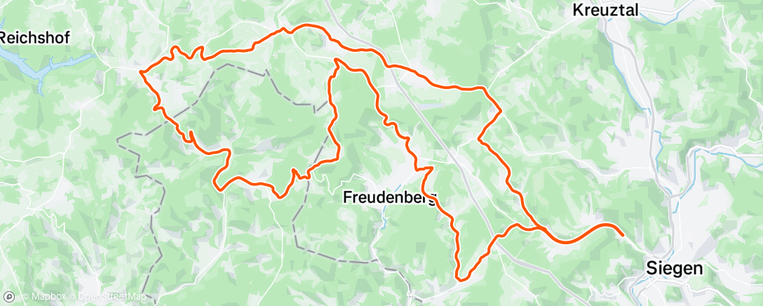 Map of the activity, Fahrt am Nachmittag
