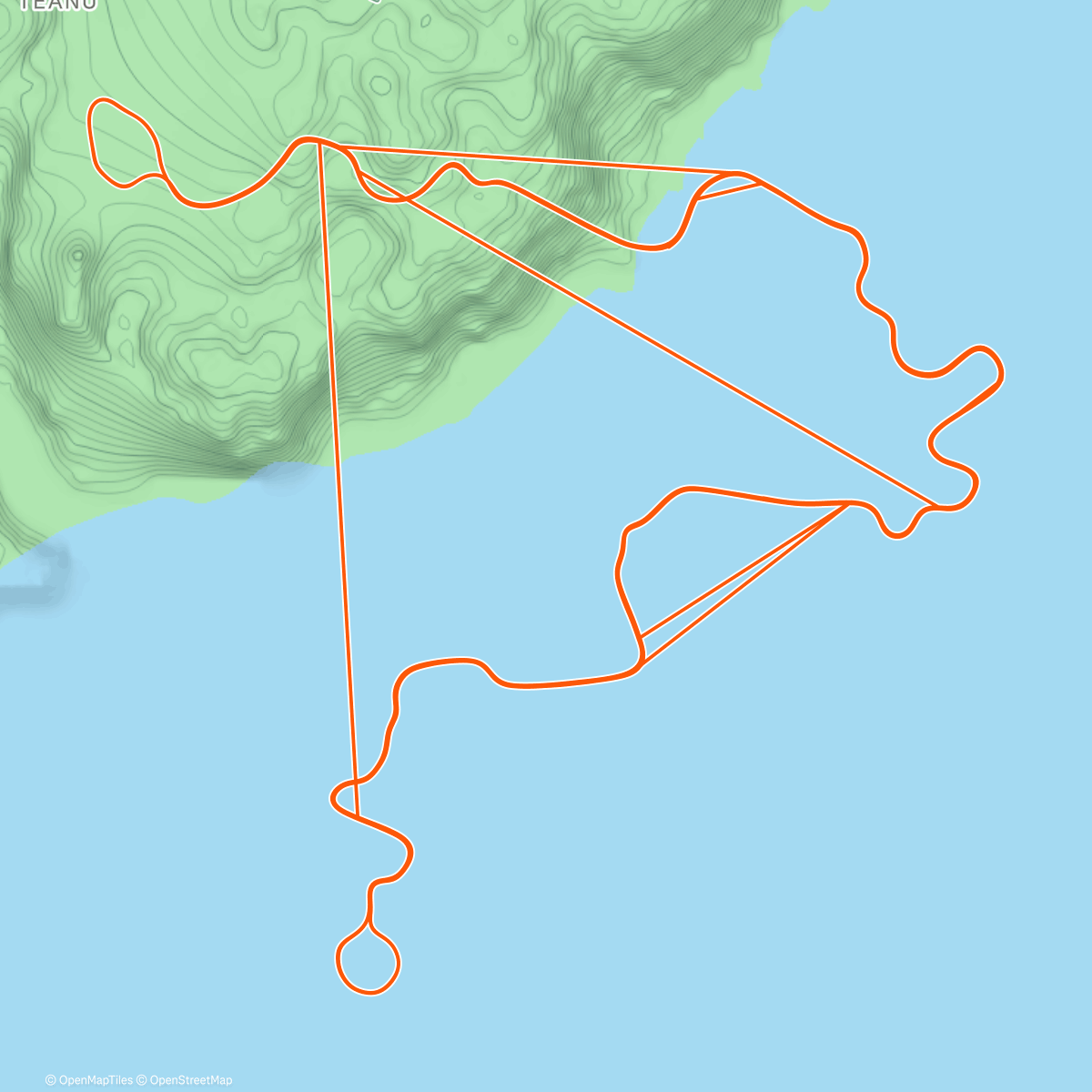 Map of the activity, Zwift - Tempus Fugit in Watopia