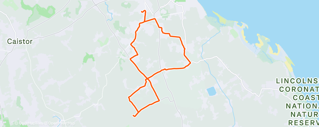 Map of the activity, Morning Ride