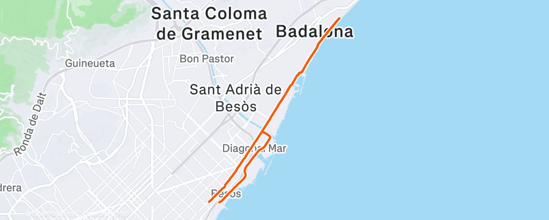 Map of the activity, 3x3km@Z4