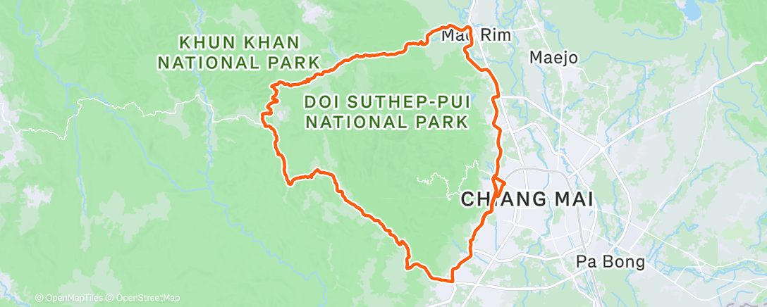 Map of the activity, Festive 500 / 453 km
