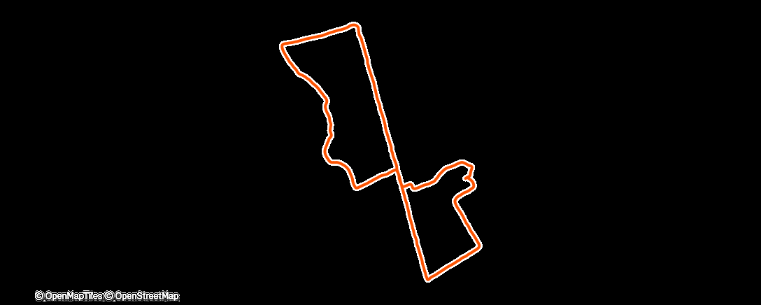 Map of the activity, Namiddagloop