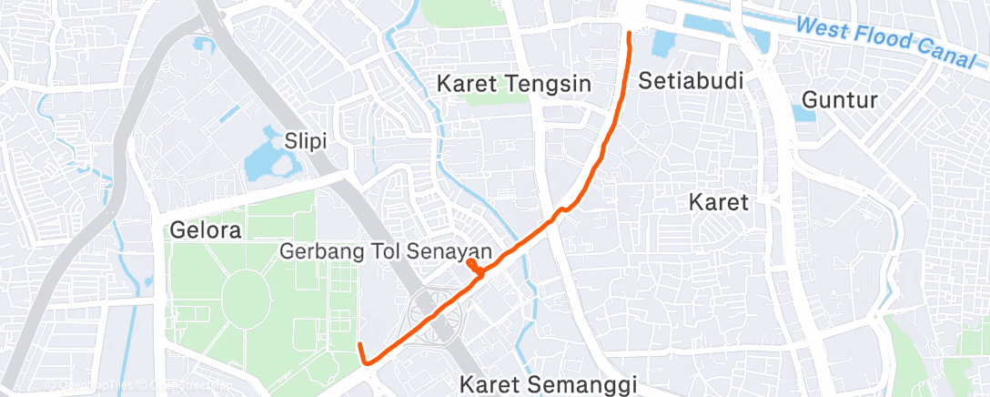 Map of the activity, cfd