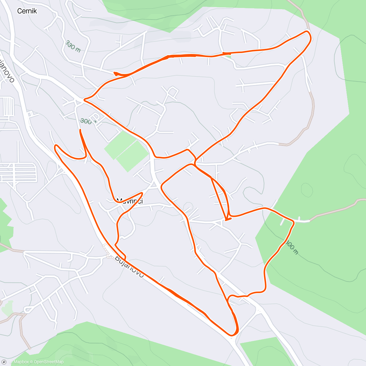 Map of the activity, Afternoon E-Mountain Bike Ride