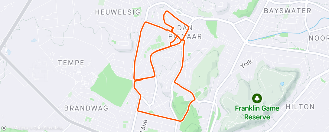 Map of the activity, Aerobic training long run with Simeon. 🏃‍♂️