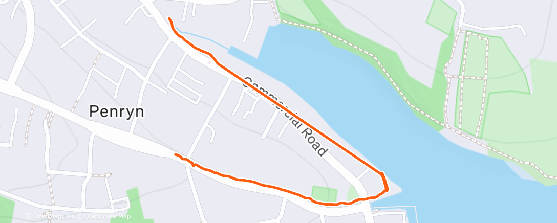 Map of the activity, Sunday amble with a cafe stop