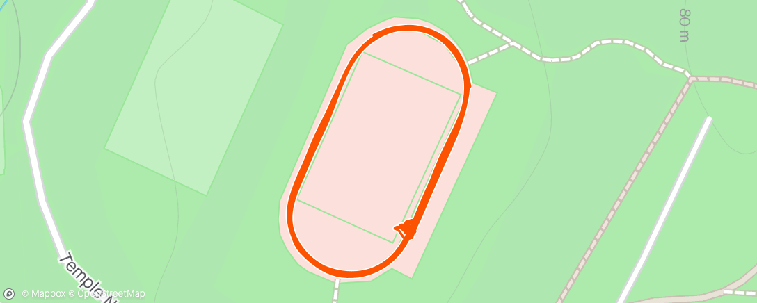Map of the activity, STAC Track