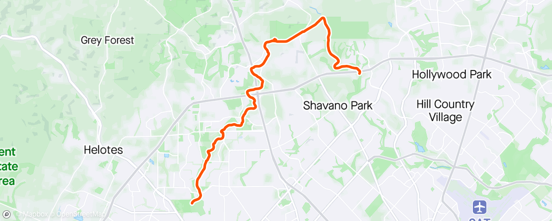 Map of the activity, Sunday Morning Greenway Roll 🚴🏾‍♂️🚴🏾‍♂️