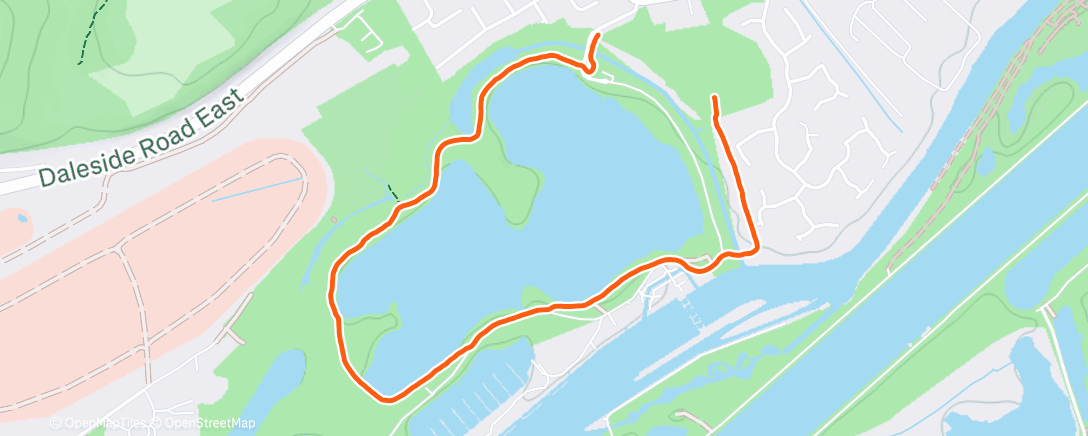 Mapa de la actividad (Morning Walk)