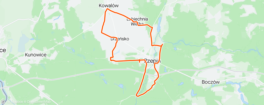 Map of the activity, Poburzowa okolica