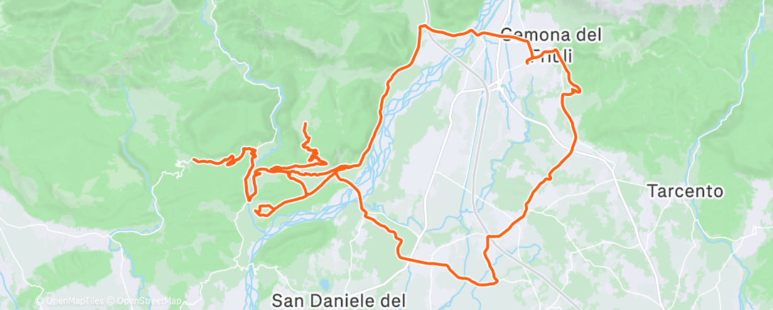 Mapa da atividade, Di là da l’aghe climbs oggi. Gruppo: 2 anziani + 1  esperto in forze .