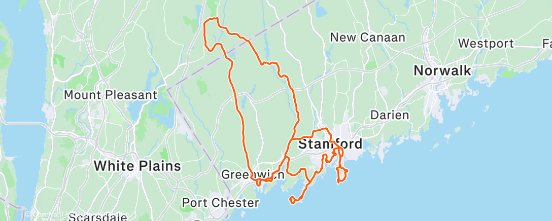 Map of the activity, Signature Cycles ride