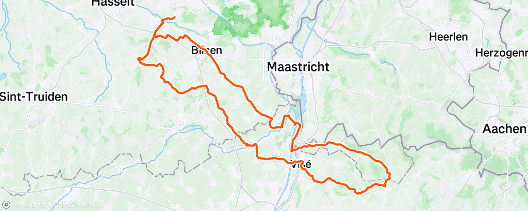 Map of the activity, Morning Ride