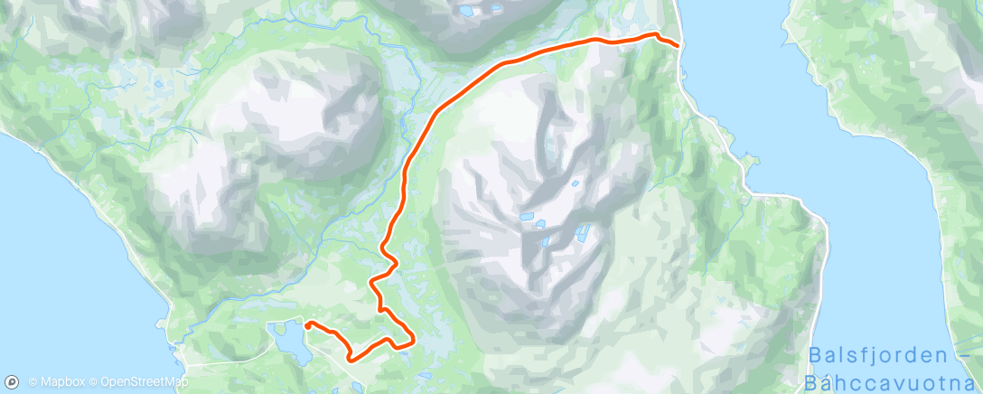 Map of the activity, Skarrennet