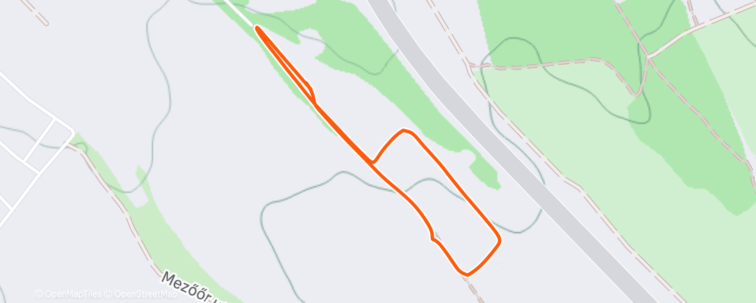 Map of the activity, Afternoon Walk