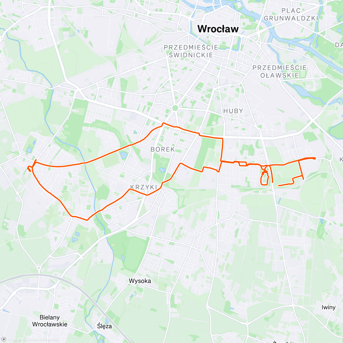 Map of the activity, Odkurzenie Gravel’a 🧹