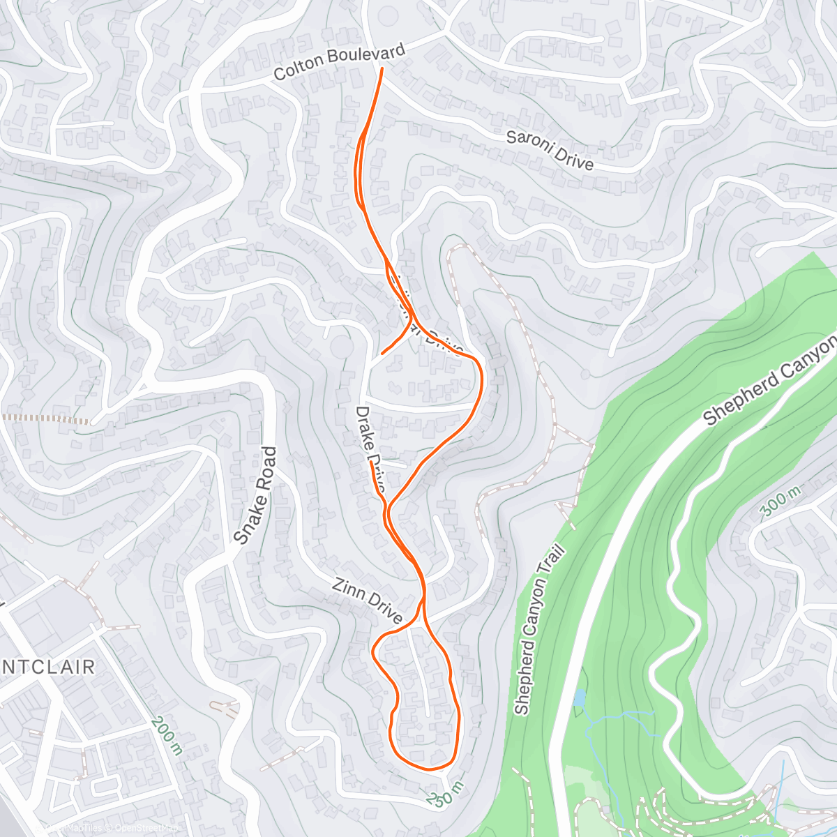 Map of the activity, 🫁Longest walk since my lil’ angel took a nap