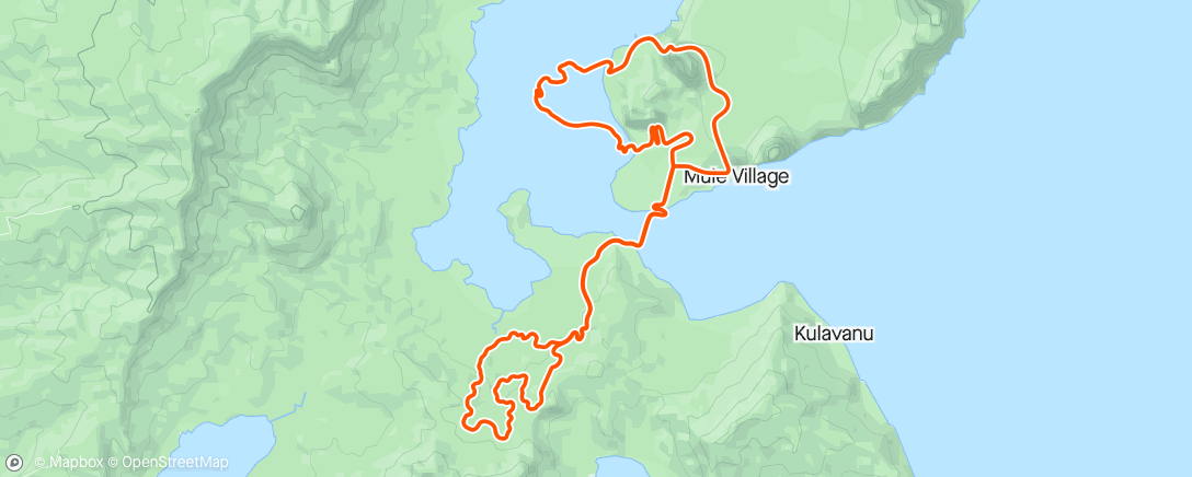 Mapa da atividade, Zwift - Road to Ruins in Watopia (119)