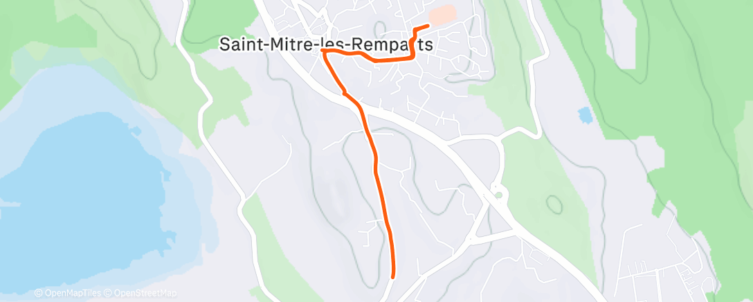 Map of the activity, Afternoon Ride