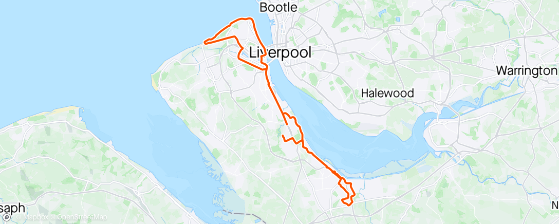 Map of the activity, Morning Ride with BIL