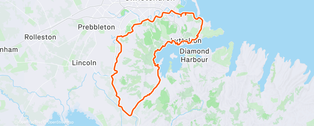 Карта физической активности (Cycling)