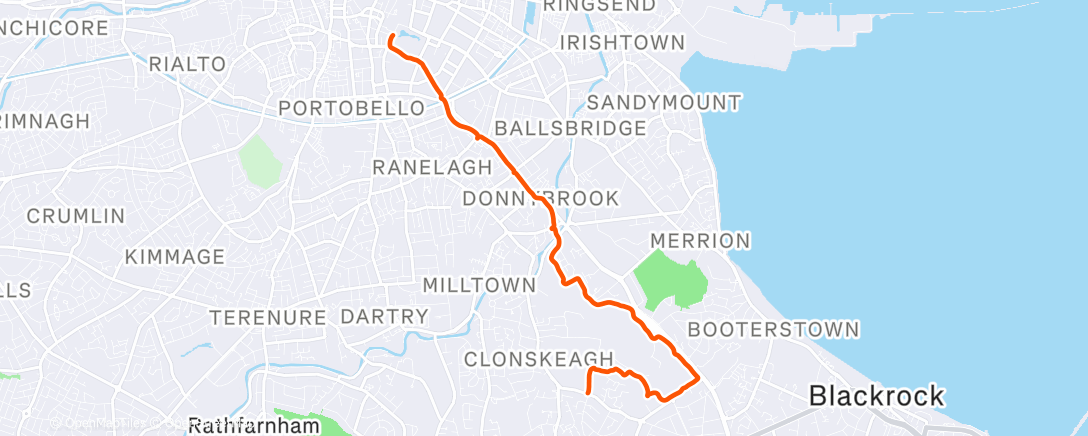 Карта физической активности (Thursday Morning Run)