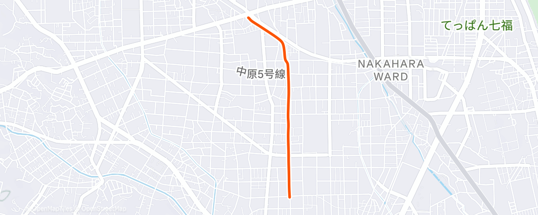 Map of the activity, 朝のライド