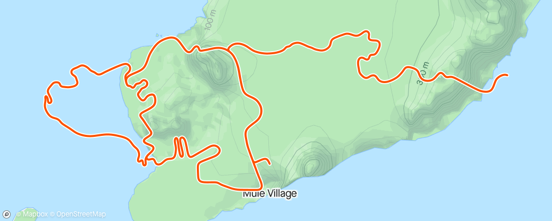 Карта физической активности (Zwift - Pacer Group Ride: Triple Flat Loops in Watopia with Jacques)