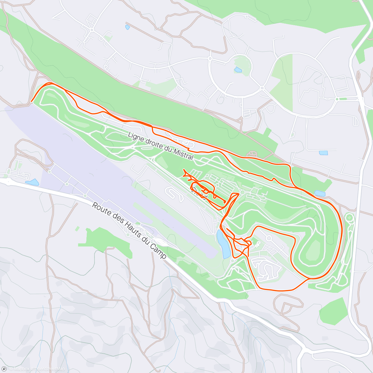 Map of the activity, Visite du circuit du Castellet 🏎🏁