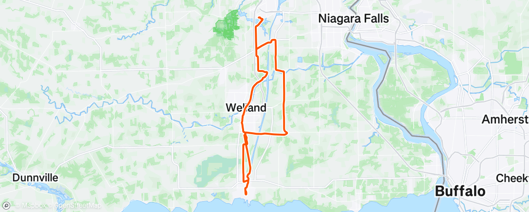 Map of the activity, Half a Freewheeler Ride