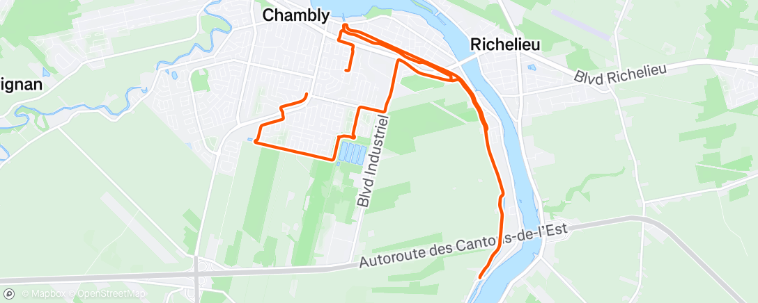 Map of the activity, After work