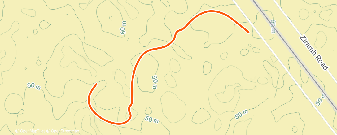 Map of the activity, Afternoon Ride