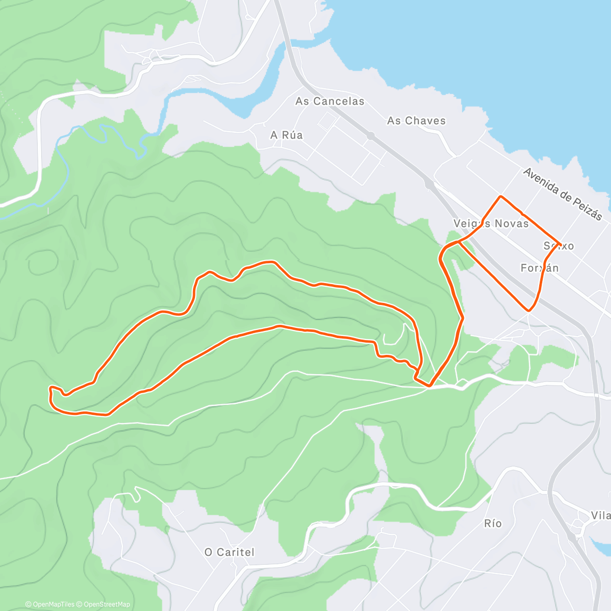 Map of the activity, Lebre 💨