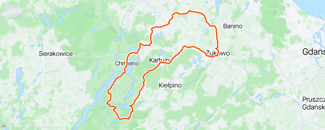Map of the activity, Kaszubski HIIT z ziomeczkami 🤗