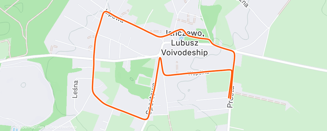 Peta aktivitas, Morning Run